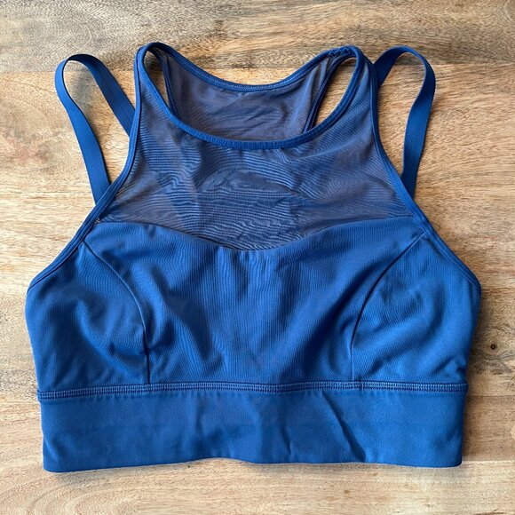 Lululemon Sun Setter Sports Bra Blue - SIZE 8 - Picture 2 of 8